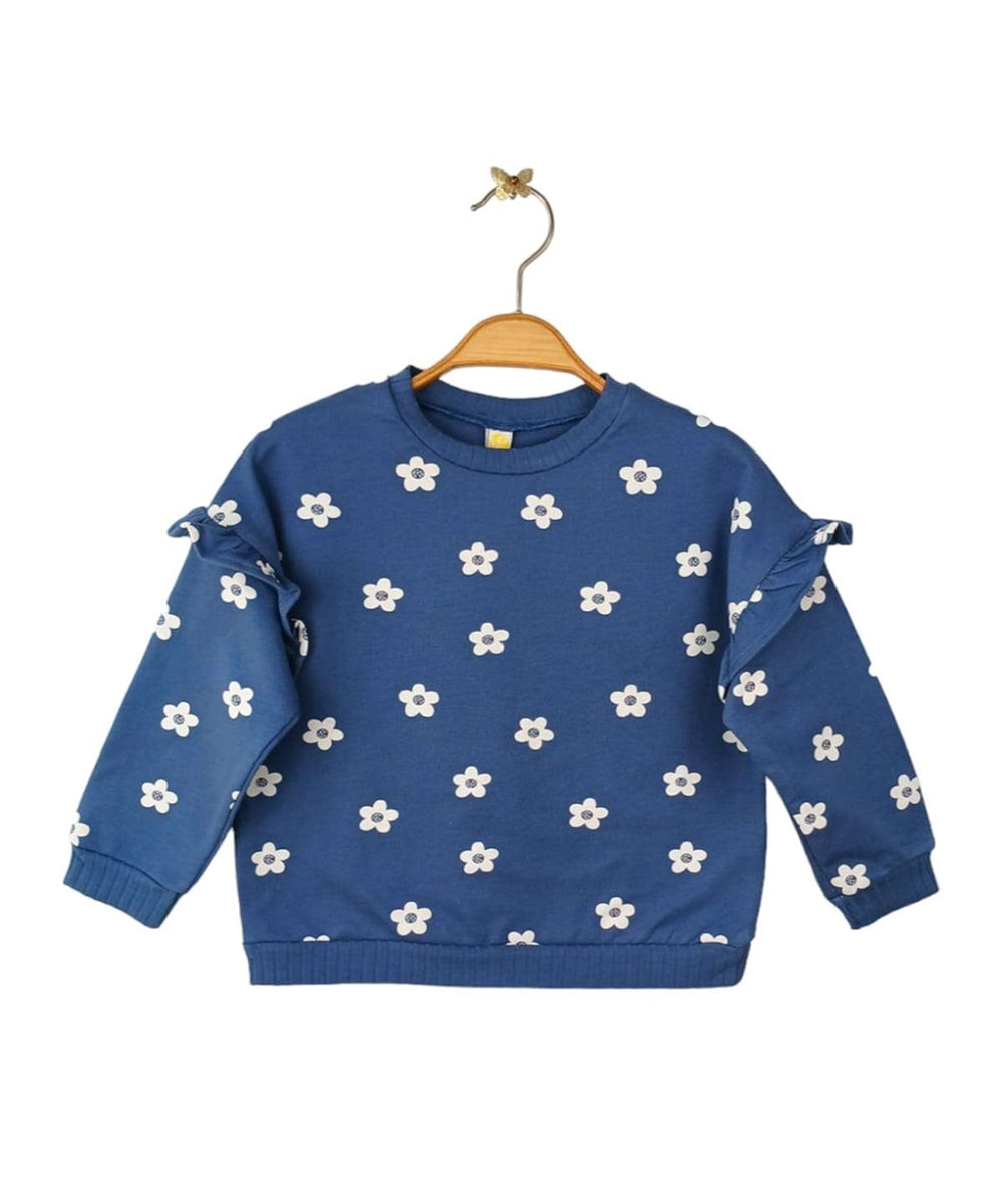 Floral Cotton Sweatshirt