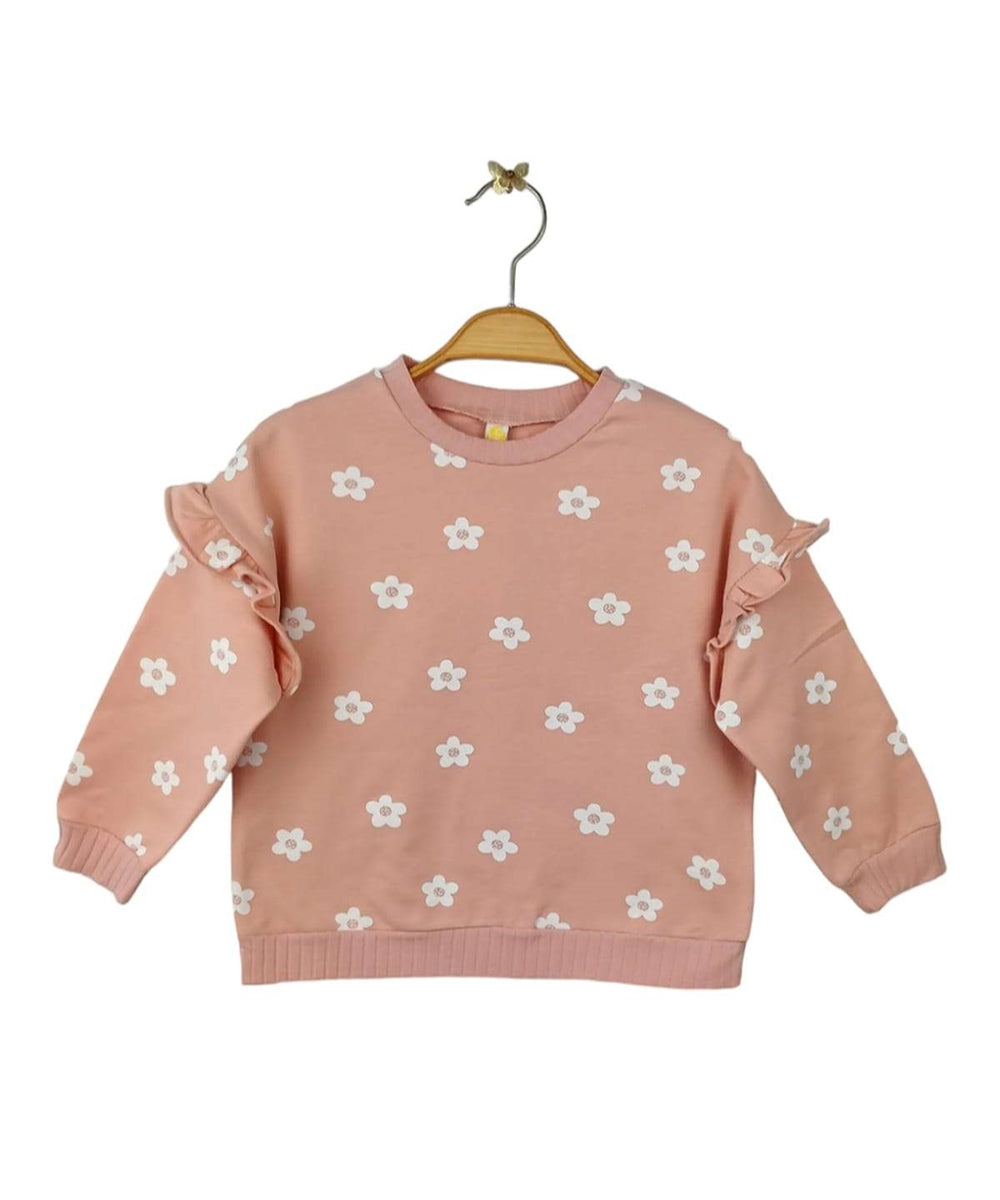 Floral Cotton Sweatshirt