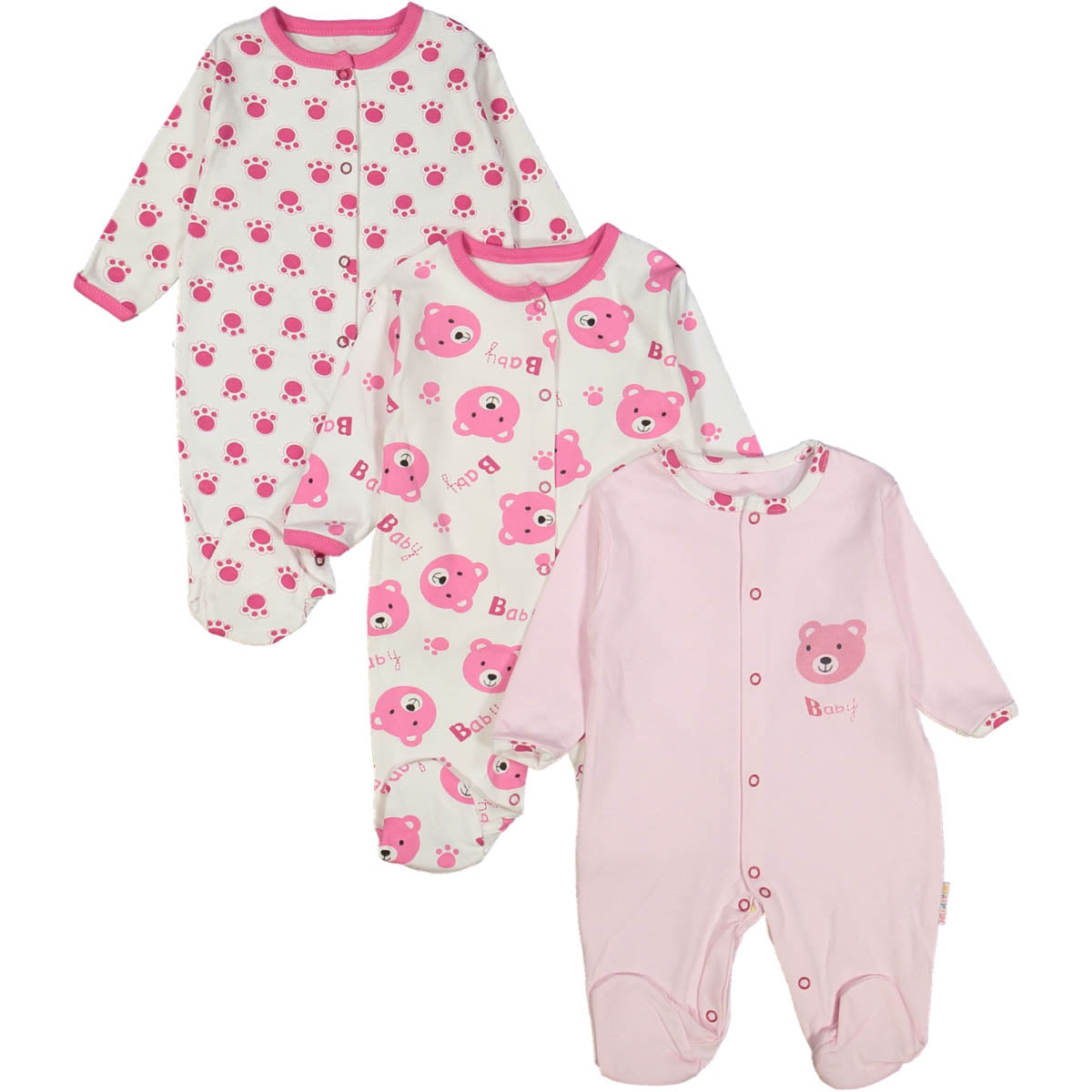 Pinky Bear Overall Set